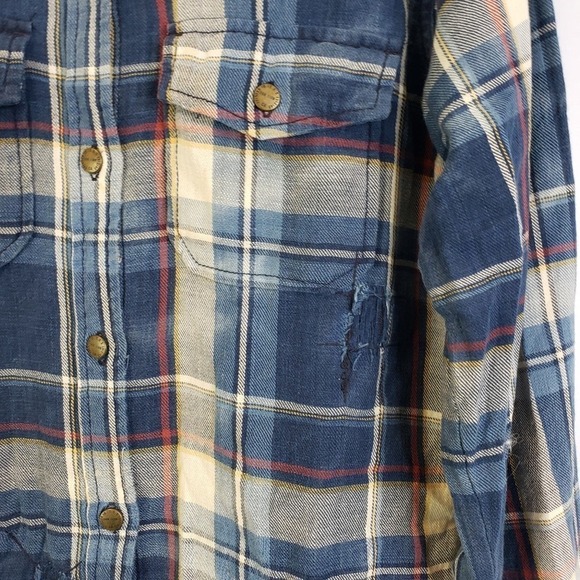 Current/Elliott The Perfect Shirt Intentionally Distressed SZ XS/0 - Picture 3 of 10